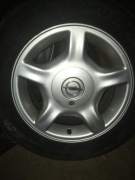 Alufelgi Opel Vectra z oponami 195/65r15 5x110 oryginalne
