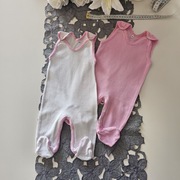 śpiochy, śpioszki niemowlęce, r. 62, 2-pak, zestaw