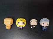 Harry Potter złoty figurka Kinder, zestaw 4 figurki