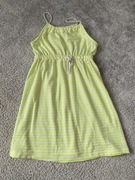 Sukienka żółta H&M 110 116