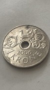 Moneta 1 Korona norweska 2006