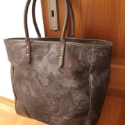 Parfois torebka shopper szara canvas