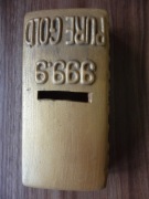 Skarbonka "sztabka złota"