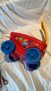 Wózek pojemnik z rączką na zabawki / klocki Mega Bloks Pull N Play