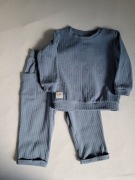 Niebieski dresik dziecięcy z bawełny organicznej marki PEPCO, rozm. 86