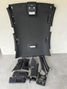 Podsufitka czarna komplet audi a4 b8 b9 a3 8v5 a5 8t 8w q5 8r 80a Q7 sline