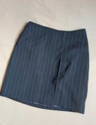 Czarna spódniczka ołówkowa w białe paski Collusion