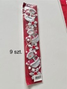 Świąteczne filcowe zawieszki 9 sztuk