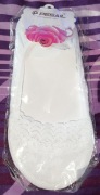 Białe Stopki koronkowe do butów 38-43 Nowe 