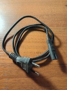 Kabel zasilający 0,5m EU C7 ósemka 2-PIN RTV AGD TV (86)