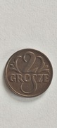 2 gr grosze 1927 mennicza st. 1-