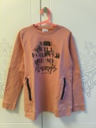 Morelowa bluza dziewczęca 