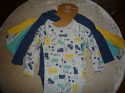 Body 5 pack z długim rękawkiem, rozmiar 74