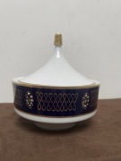 Echt Kobalt Szkatułka Porcelanowa Sygnowana