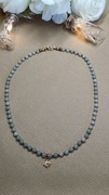Naszyjnik/czoker z kamienia naturalnego Jadeit- rękodzieło