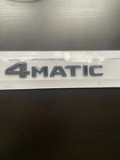 Emblemat napis klapy tył logo czarny Mercedes A B C E S R  KLASA 4matic
