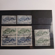 Zestaw czwórka z bloku 5a znaczki z bloku 5b