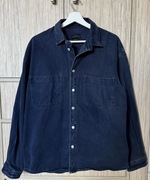 Zara kurka jeansowa męska granatowa M