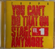 FRANK ZAPPA - You Can't Do That On Stage Anymore, Vol.1
