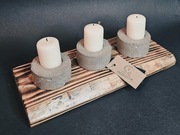 Świecznik- zestaw dekoracyjny DZ011 YAQBASHEK CREATORS 