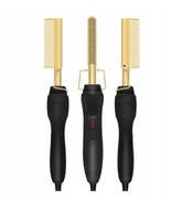 Grzebień prostownica do włosów ceramiczno-turmalinowa 160–200°C