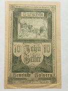 Sprzedam banknot Austria Notgeld 10 heller 1920r. gmina Goisern