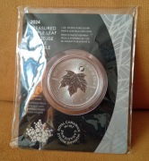 Liść klonowy 1 uncja srebra 2024 premium first strikes