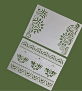 2 szt - Szablony , malarski, DIY, crapbookingu, tynk ozdobny - Nr C26