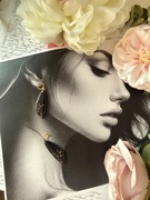 Kolczyki “Midnight Loop Cascade”| Złote Kółka | Smukłe | Nowoczesne