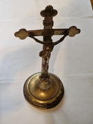 Krzyż Stojący Pasyjka / Krucyfiks Vintage – 26 cm (Na Kolędę)