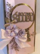 Kartka na rocznicę ślubu - ręcznie robiona