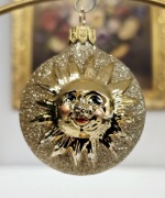 Bombka choinkowa Słońce 3D ozdoby choinkowe retro styl 