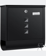 Skrzynka na listy z komora na gazety oraz 3 kluczami