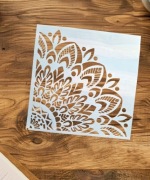 Szablon Mandala -wzór 60x60cm szablon 30x30cm, malarski tynk , DIY, C23