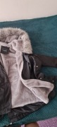6009 Damska Parka Kurtka 2w1 Zimowa Czarna L