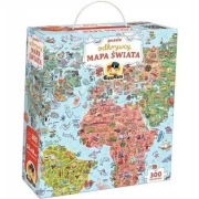 Czuczu Nowe Puzzle Mapa Świata Odkrywcy 300 Elementów
