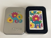 Zapalniczka Zippo 1996 Camel Flower Power, White Matte, NOWA