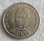 Moneta 20zl z roku 1978.M.Konopnicka ładna 