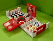 Przybornik zestaw krawiecki igły nici do szycia