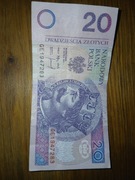 Kolekcjonerskie różowe 20 zł seria GE z 1994 roku 