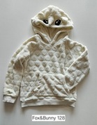 Bluza - jednorożec - biała - rozm. 128