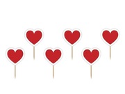 TOPPERY DO MUFFINEK ŚLUBNYCH stół słodki 6 SZTUK