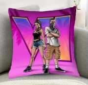 Poszewka dekoracyjna  na poduszkę GTA 6 VI Grand Theft Auto