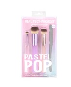 Real Techniques Pastel Pop Zestaw pędzli (3 szt) + szpatułka