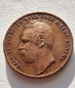 SZWECJA 2 Qre 1863 Karol XV