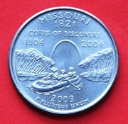 25 Centów 2003 P  r -     USA  Missouri    stan !!