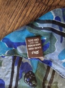 Apaszka, chusta Raj, 100% silk. Wzór czaszki. 98cm