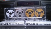 Zestaw trzech kaset.Technics.Kaseta Szpulki.reel to reel.reel2reel