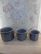 Zestaw 3 osołonek na kwiaty 