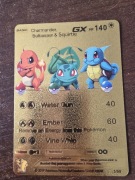 Karta pokemon  Charmander, Bulbasaur&Squirtle 140HP